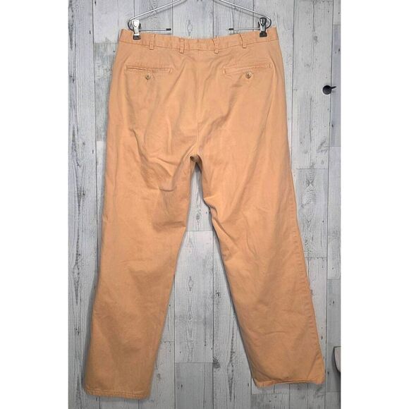 Peter Millar vtg? 100% Pima Cotton Trousers Pants in Peach Sz 34 - Picture 3 of 6